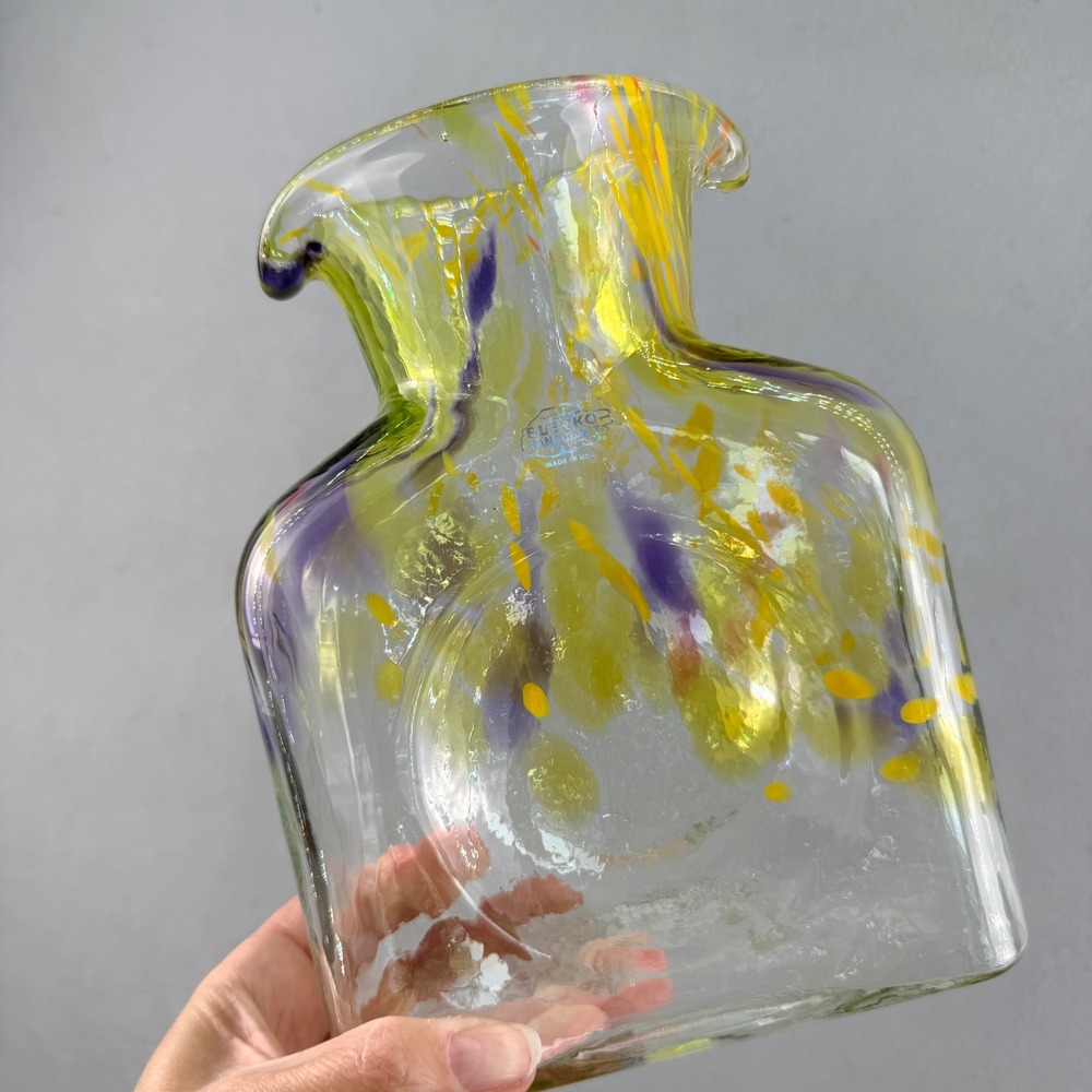 Blenko 384 Water Bottle Museum Series - The Meadow - 1st Quality